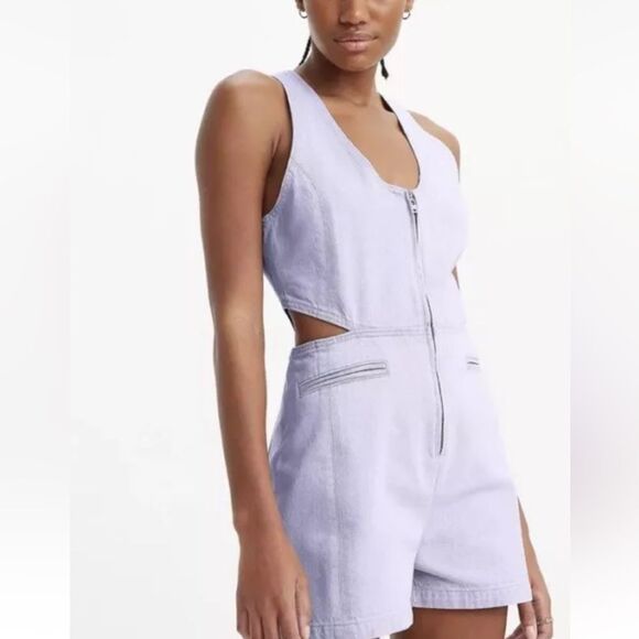 NWT Levi’s Rydon Cutout Romper XL Overall Shortall - Picture 1 of 8